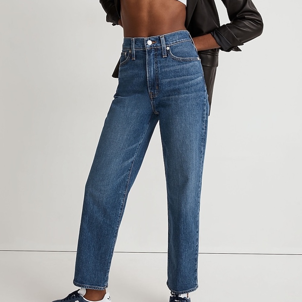 Madewell Perfect Vintage Straight Jean in Mayfield Wash